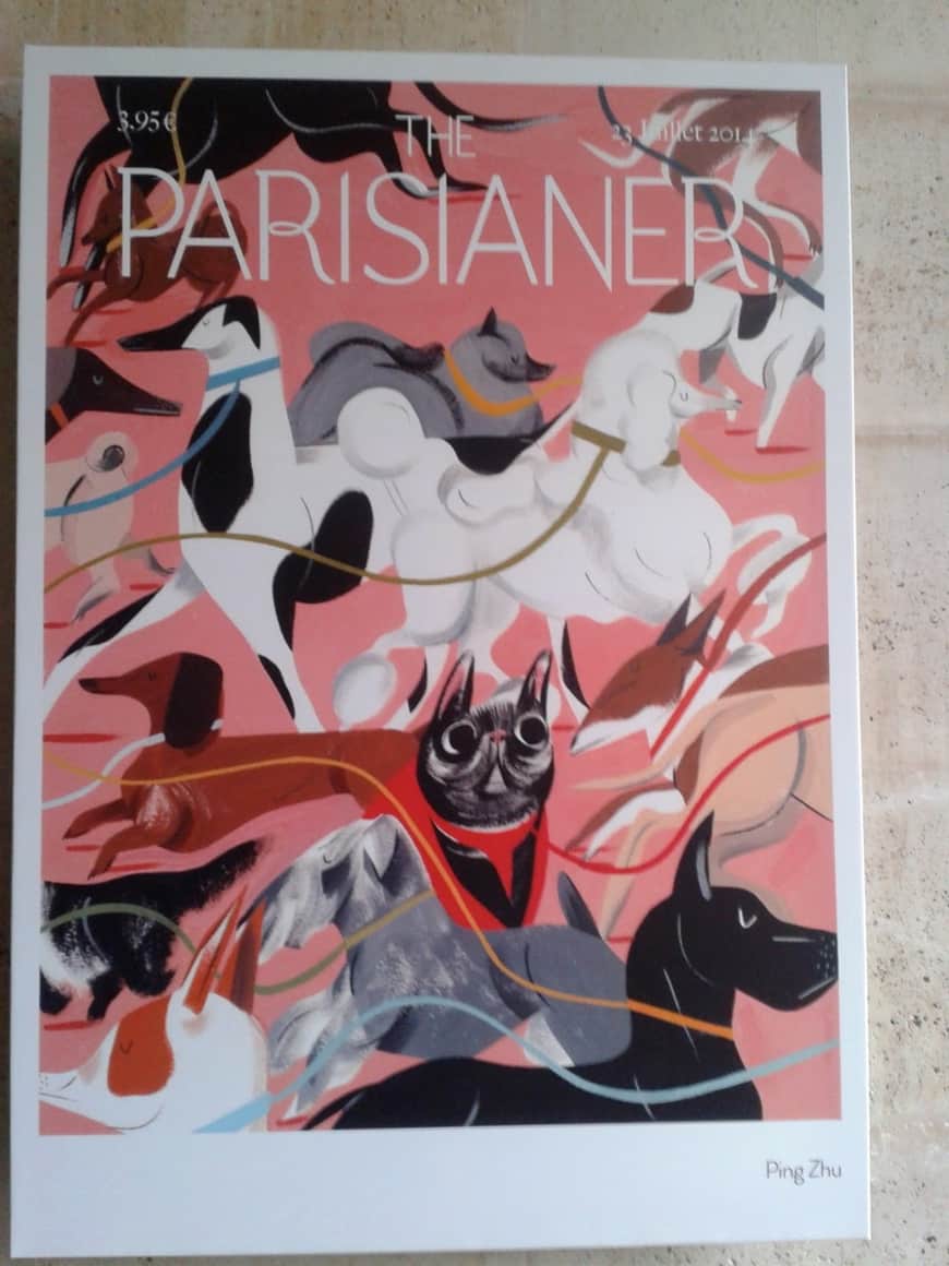 Illustration exposée de la série The Parisianer.