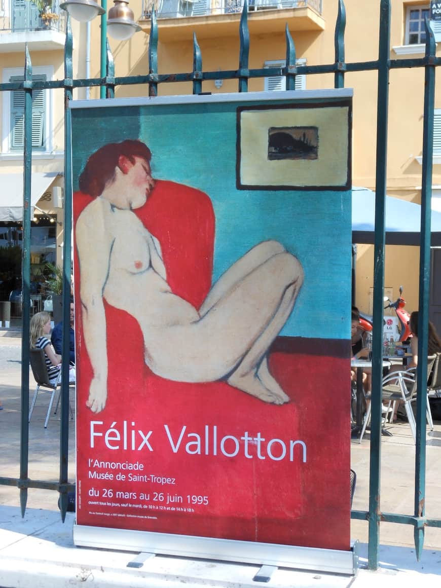 Affiche d’exposition consacrée à Félix Vallotton.